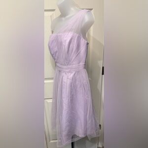 David's Bridal Lilac Formal Gown